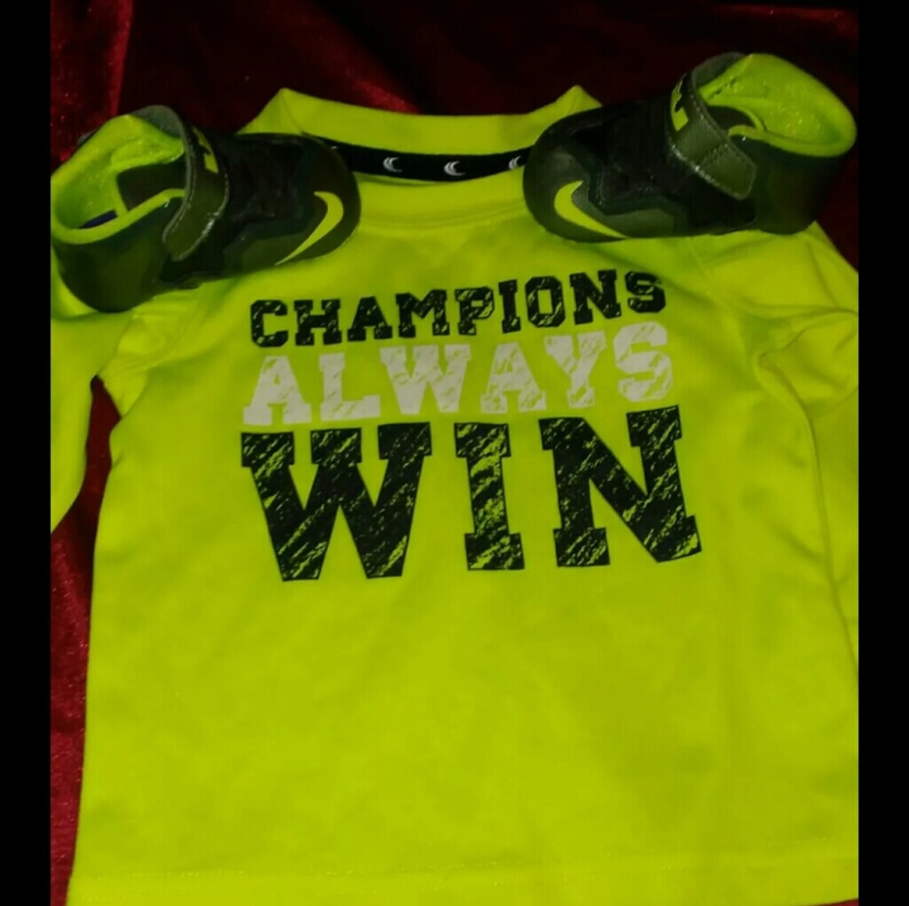 LeBron 2c sneakers with matching shirt